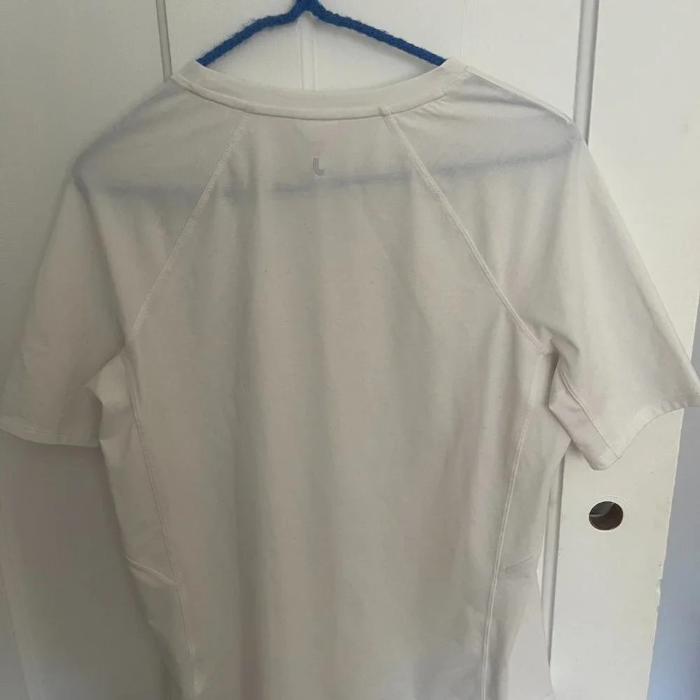 NWOT Lole Merino Wool Blend Drop Shoulder T-Shirt - Picture 2 of 5